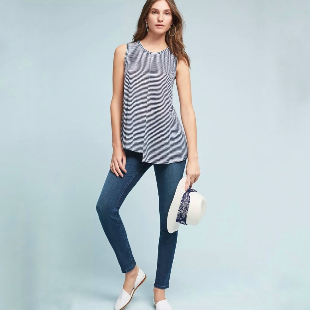 Anthropologie Level 99 Mid-rise Liza Skinny Jeans Size 24